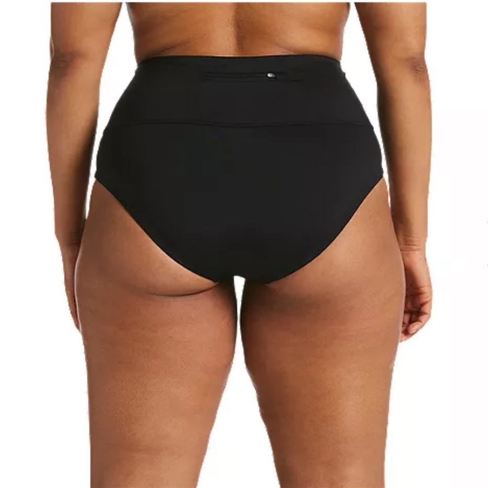Nike Women's High Waisted Plus Size Swimsuit Bikini Bottom - Picture 2 of 8